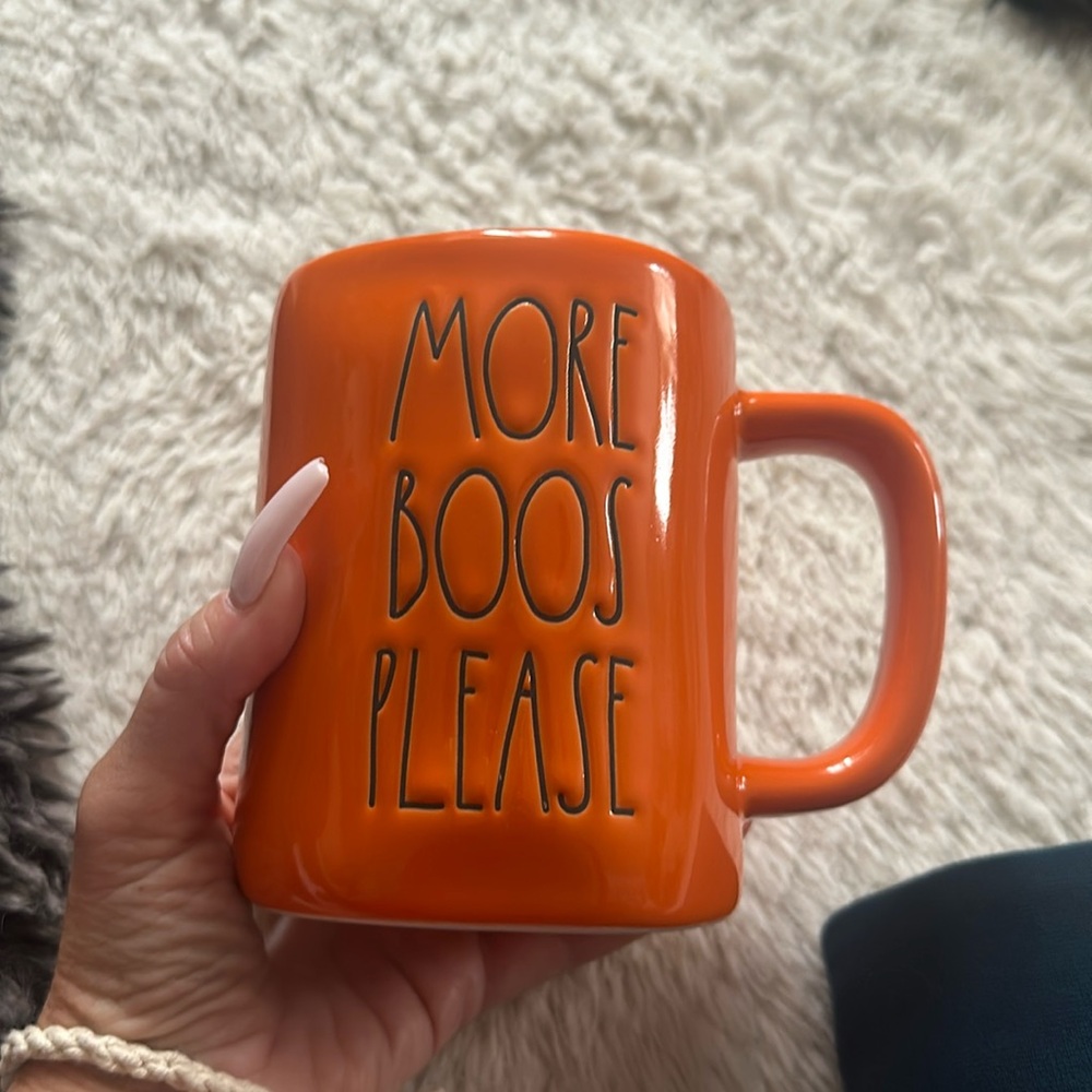 Rae Dunn Mug 
More boos please orange